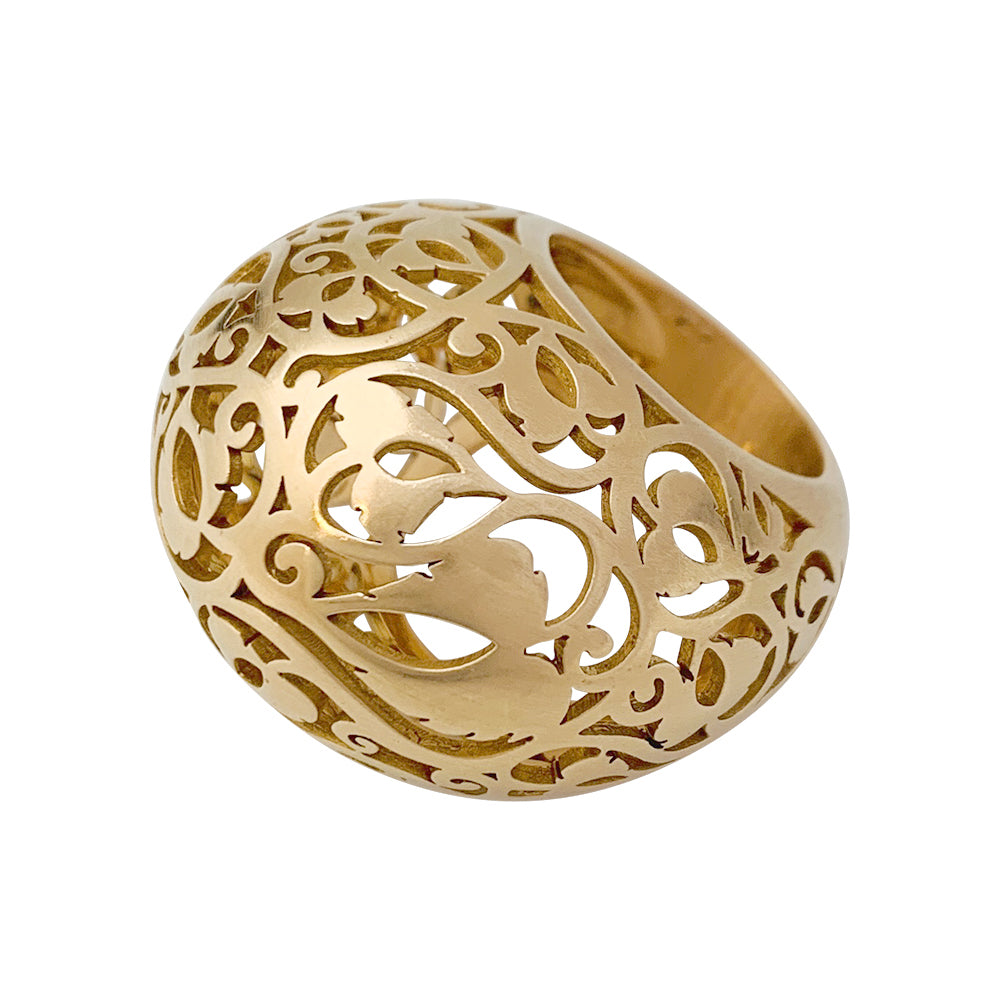 Pomellato ring, "Arabesque", pink gold.