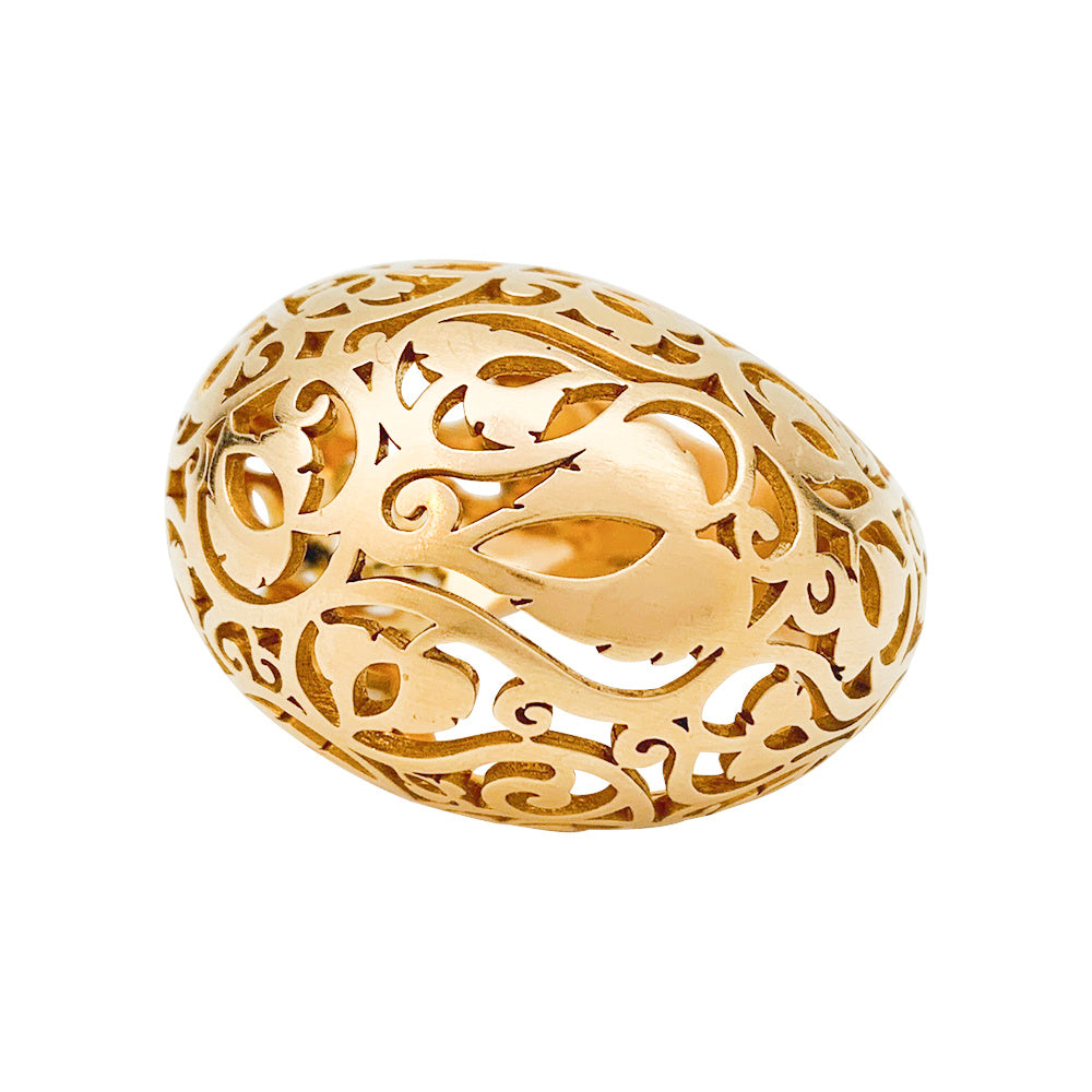 Pomellato ring, "Arabesque", pink gold.