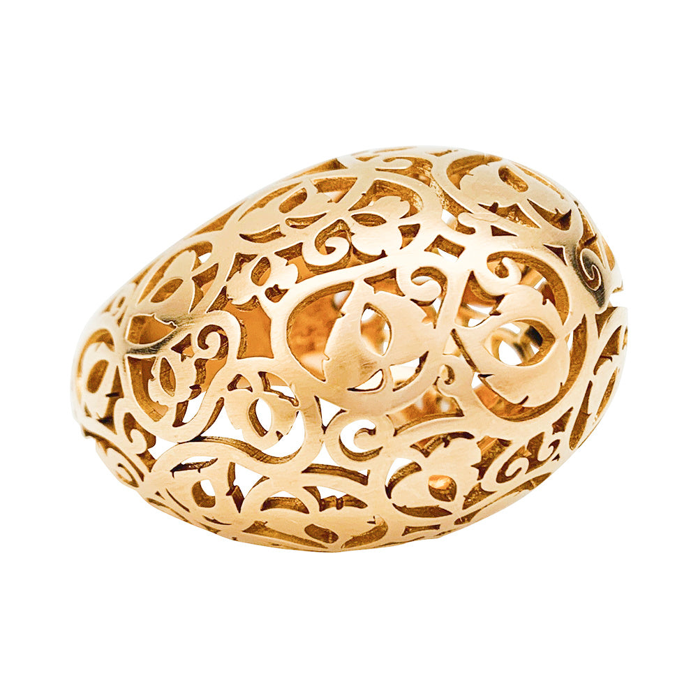Pomellato ring, "Arabesque", pink gold.
