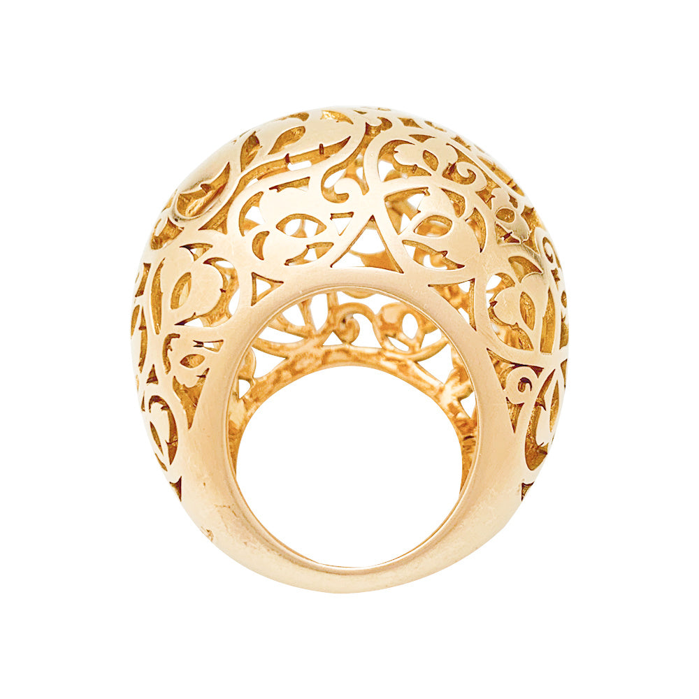 Pomellato ring, "Arabesque", pink gold.