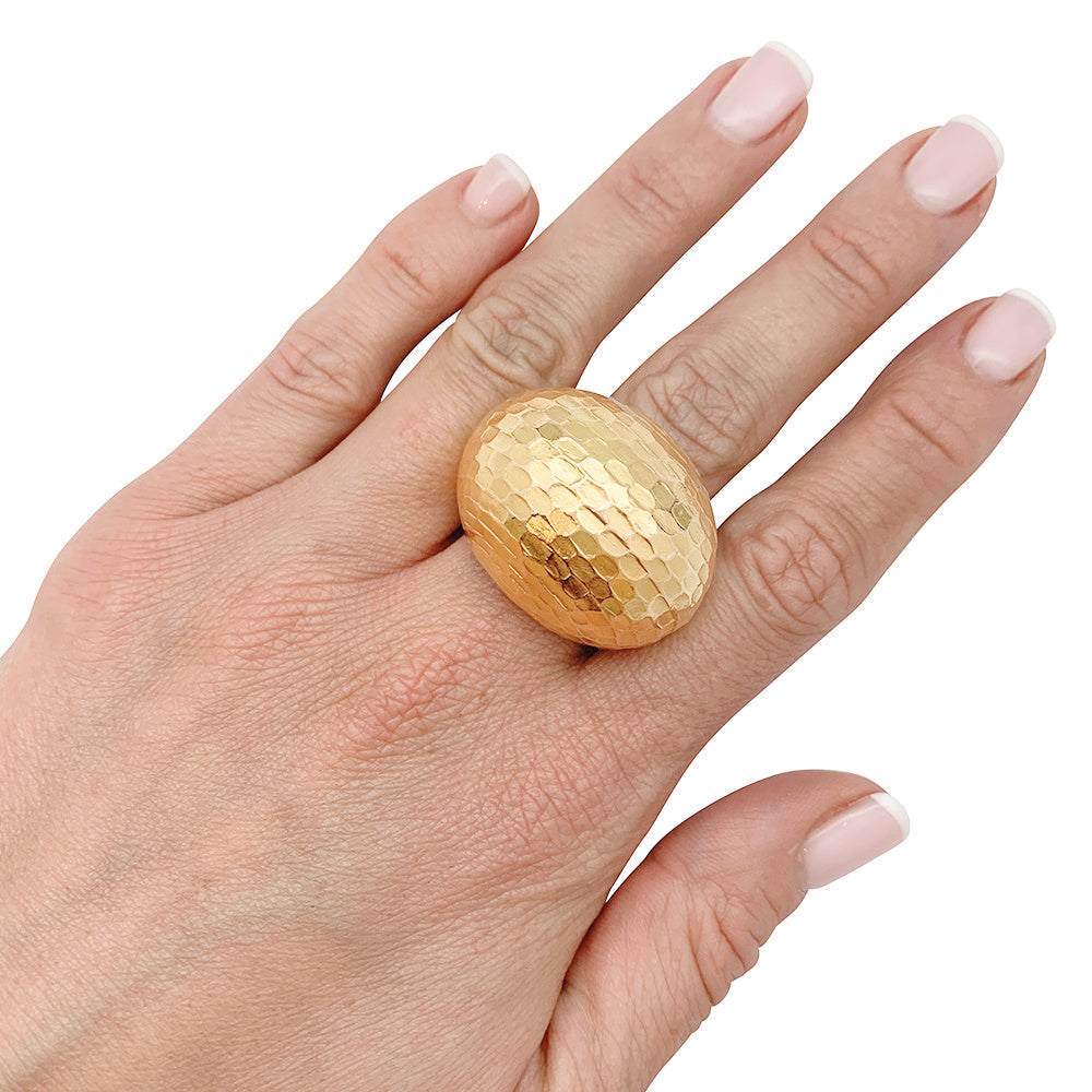 Pomellato ring, "Duna", yellow gold.