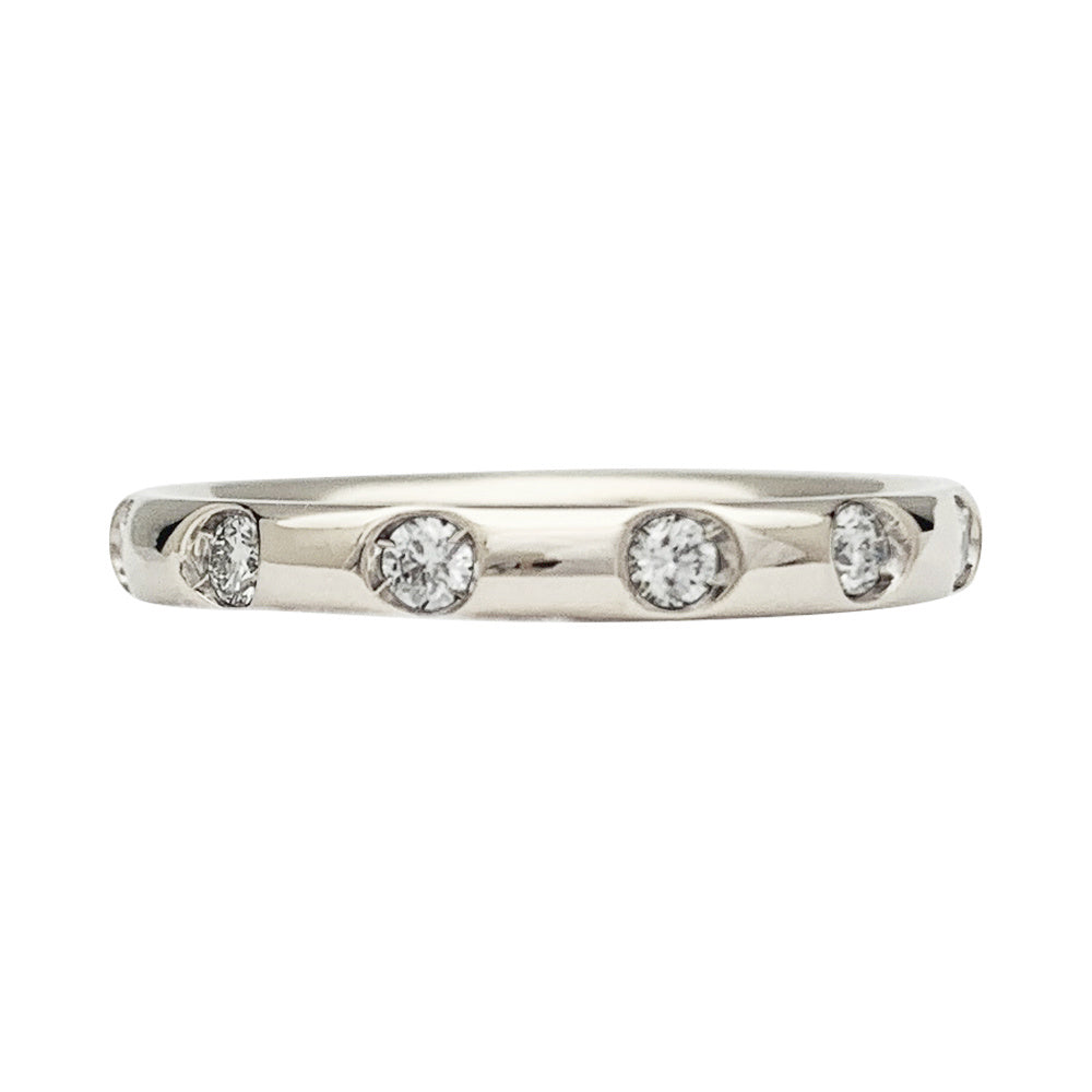 Bague Pomellato,"Lucciole", or blanc, diamants.