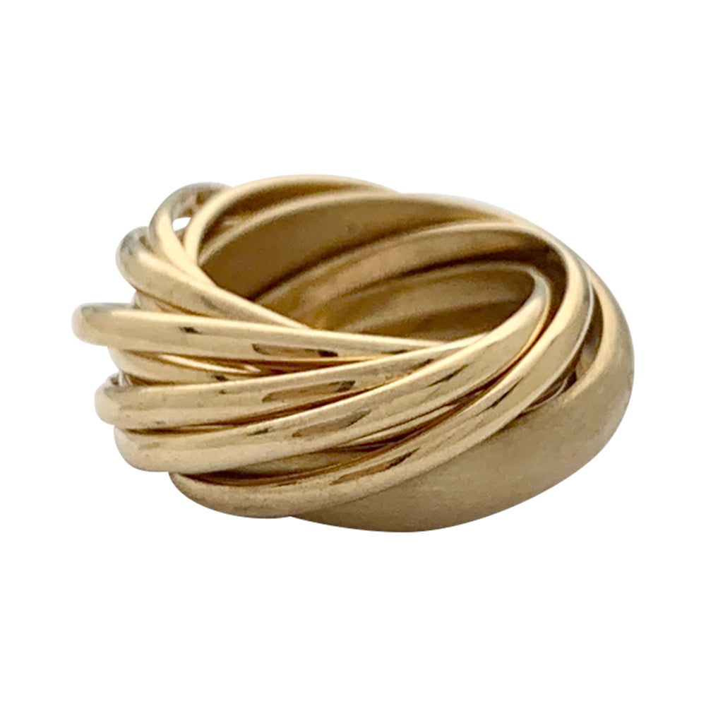 Pomellato ring, "A Thousand Circles", yellow gold.