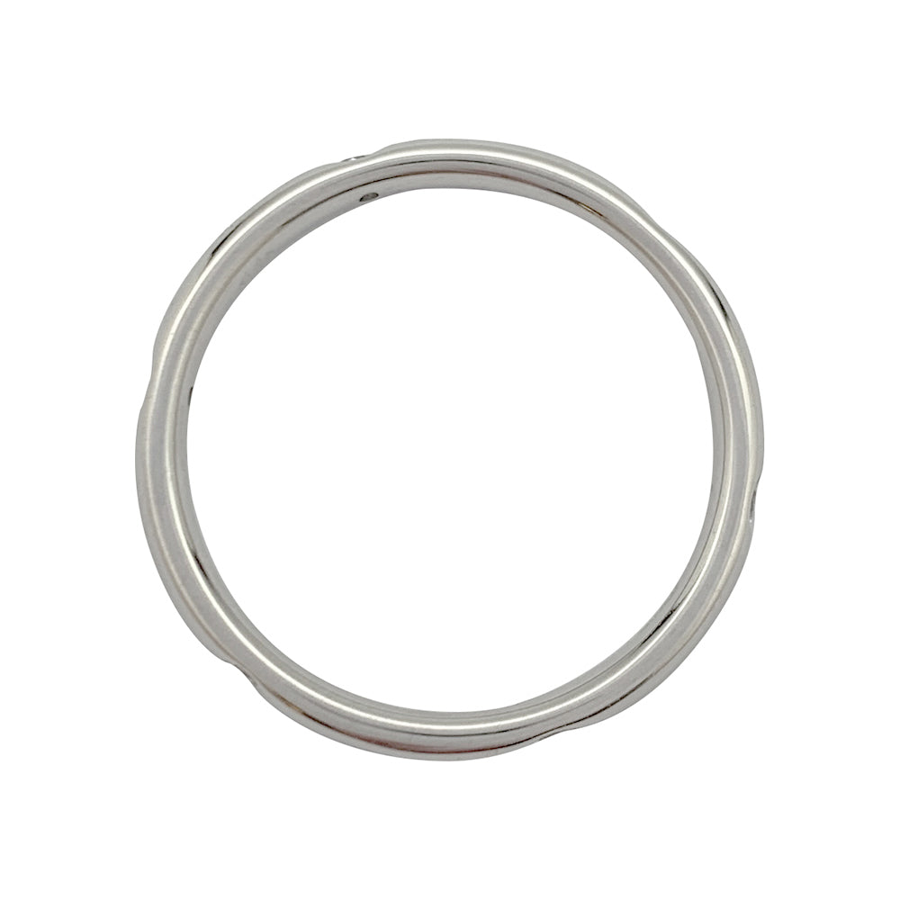 Pomellato ring, "Lucciole" model, in white gold and diamonds.
