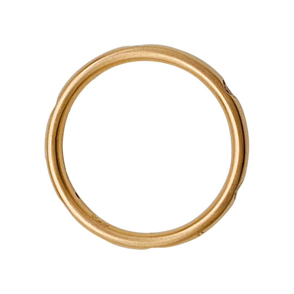 Pomellato ring, "Lucciole", pink gold, diamonds.