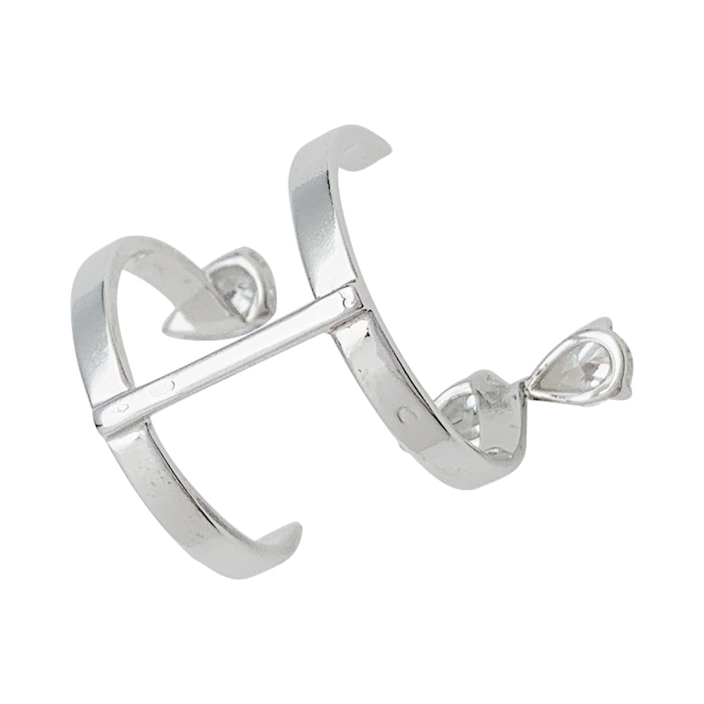 Repossi "Vacuum-set" ring, white gold and diamonds.