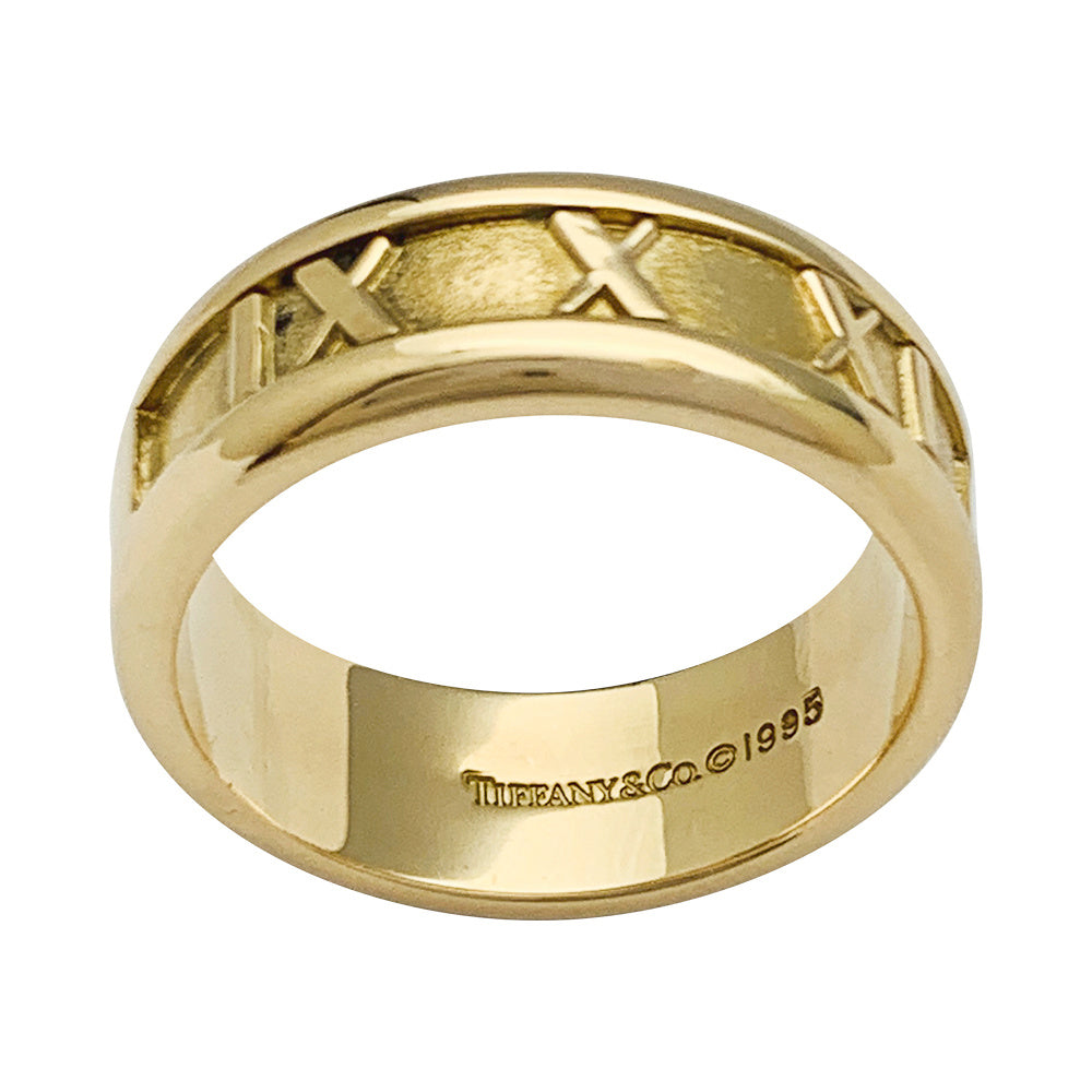 Tiffany & Co. ring, "Atlas", yellow gold.