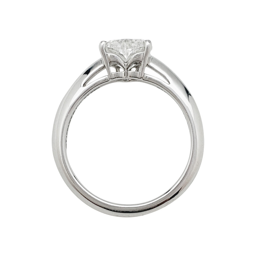 Bague Tiffany & Co. en platine et diamant 1,02 ct.