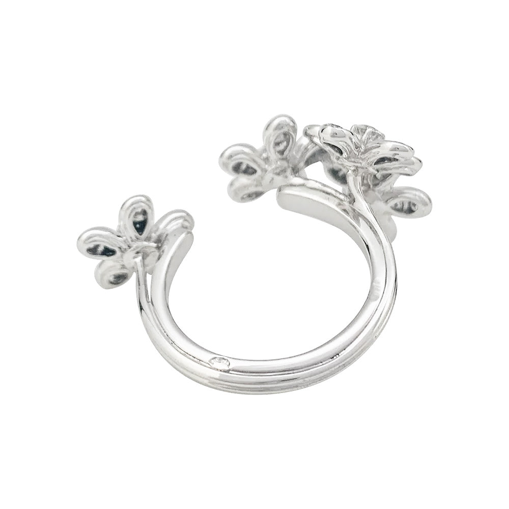 Van Cleef & Arpels ring, "Socrates", white gold and diamonds.