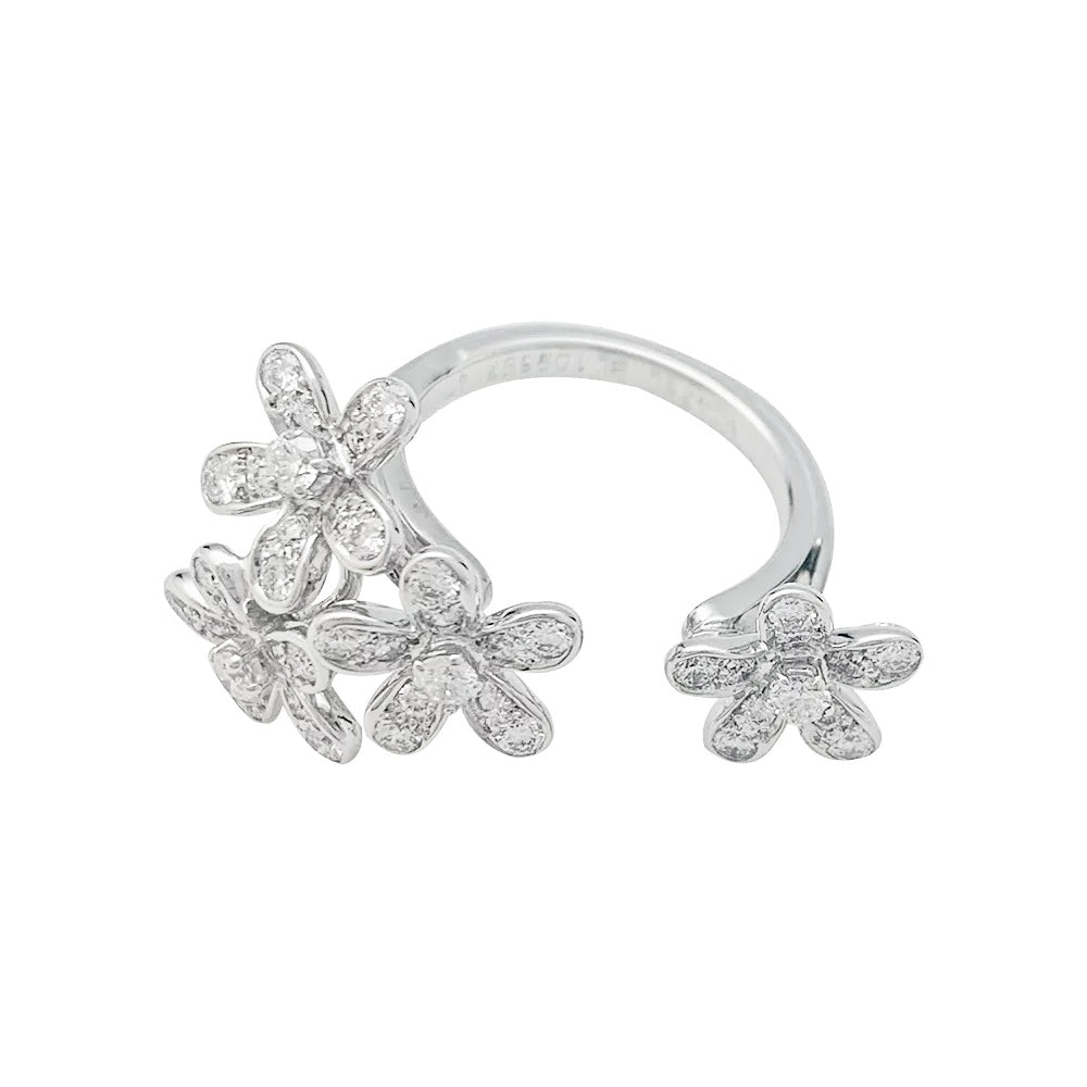 Van Cleef & Arpels ring, "Socrates", white gold and diamonds.
