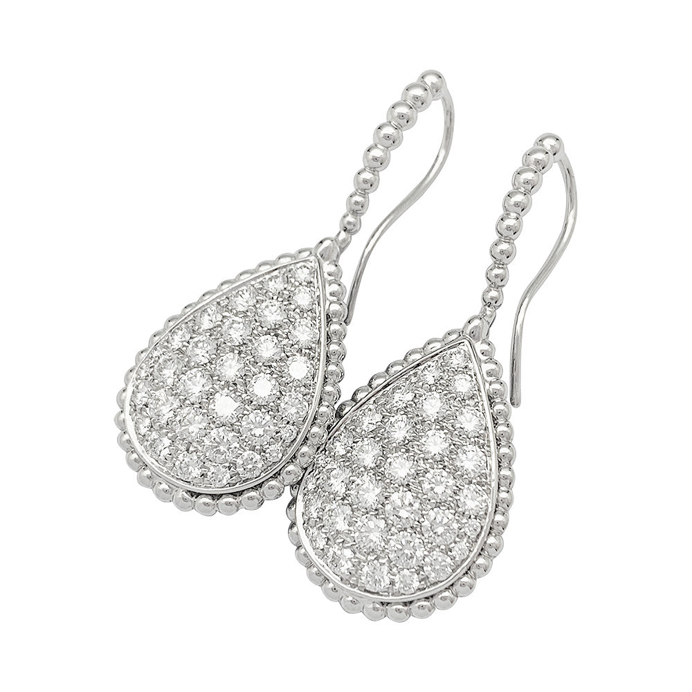 Boucheron "Serpent Bohème" earrings in white gold and diamonds