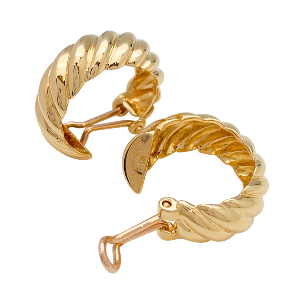Boucles d'oreilles Hermès vintage. - Maison Eloe