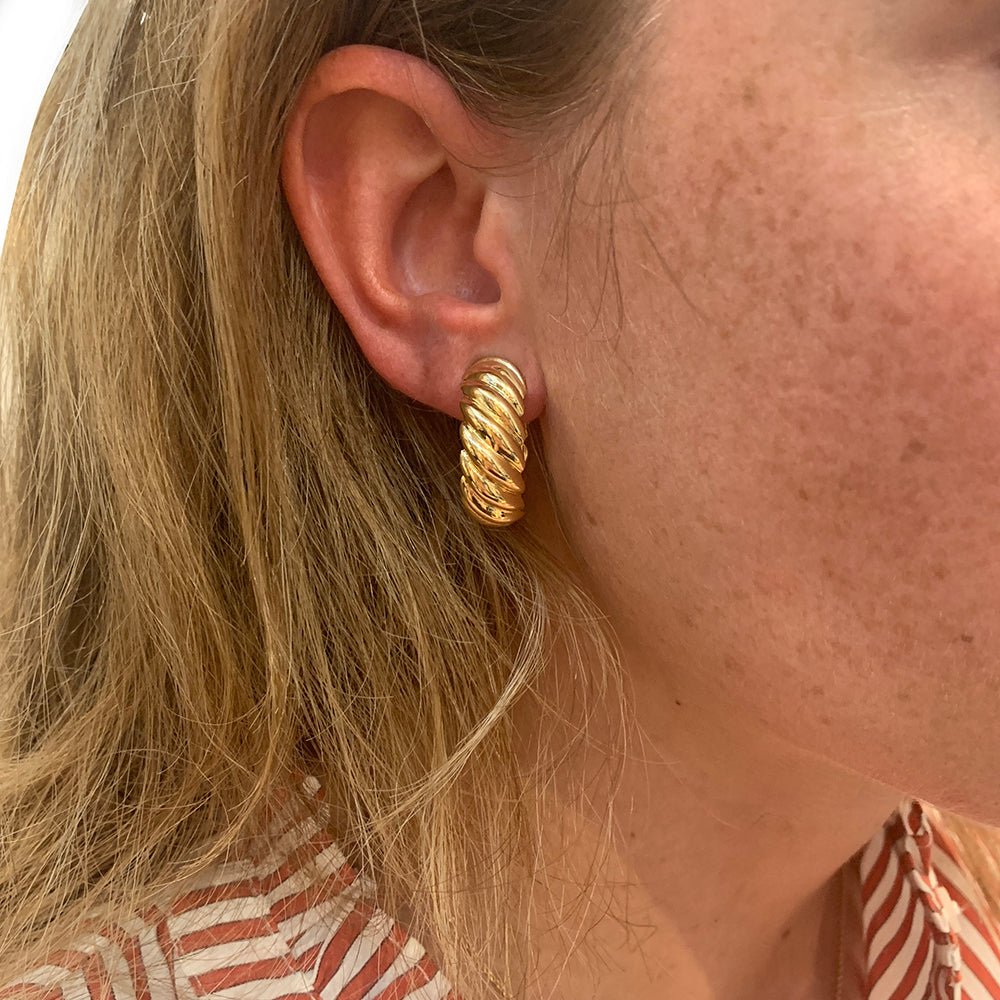 Boucles d'oreilles Hermès vintage. - Maison Eloe