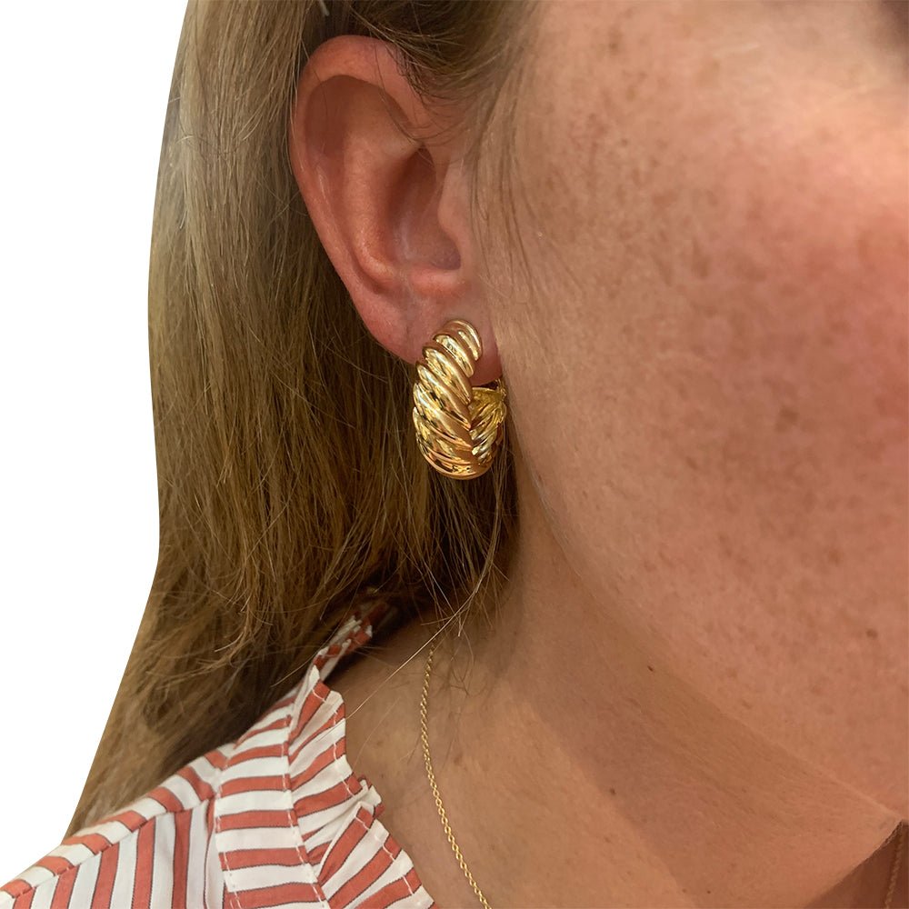 Boucles d'oreilles Hermès vintage. - Maison Eloe
