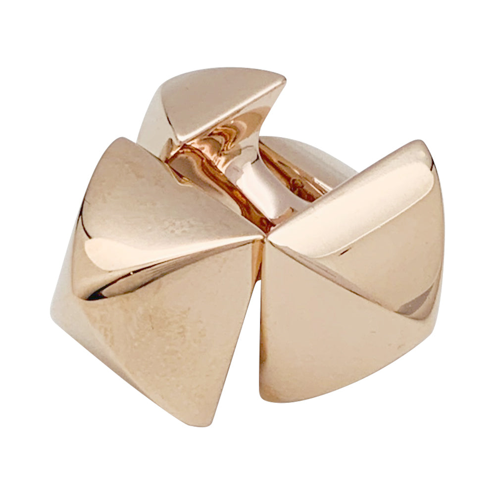 Hermès cufflinks, "Clou", rose gold.