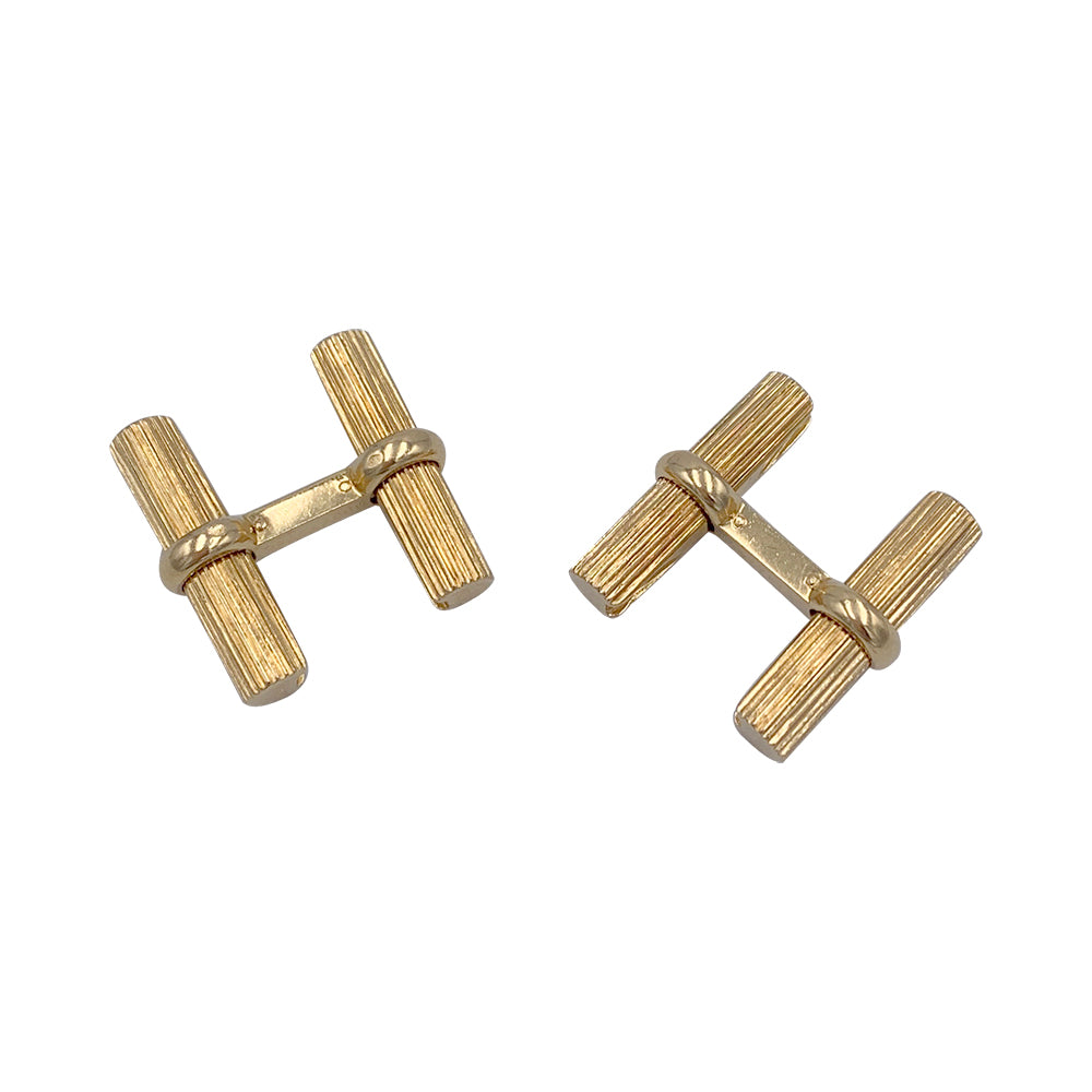 Boutons de manchette Van Cleef & Arpels or jaune.