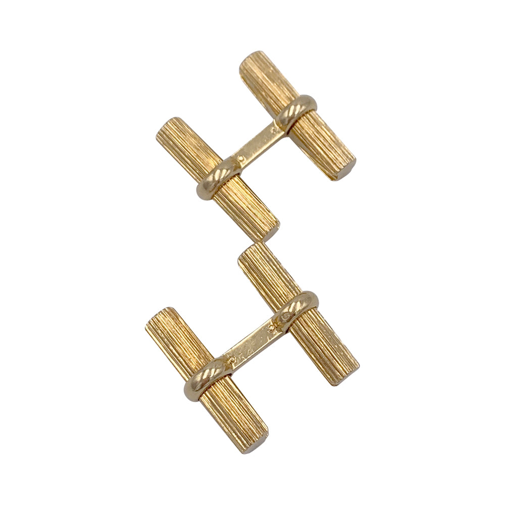 Boutons de manchette Van Cleef & Arpels or jaune.