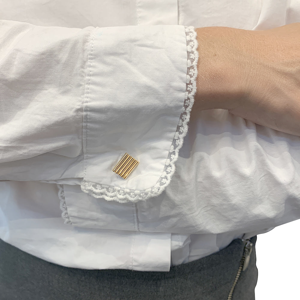 Vintage Van Cleef & Arpels yellow gold cufflinks.