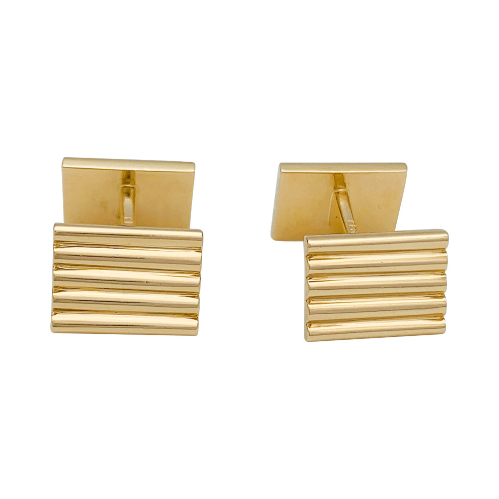 Boutons de manchette vintage Van Cleef & Arpels or jaune.