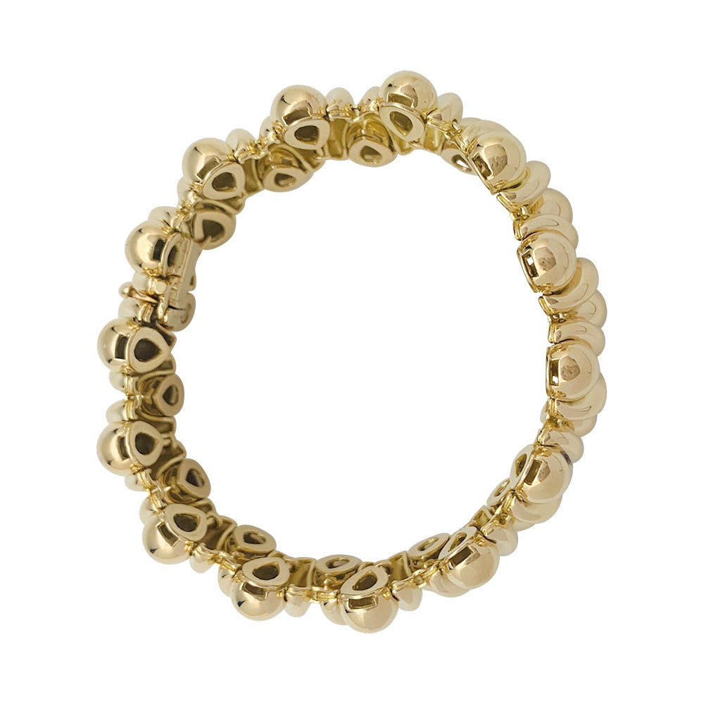 Boivin bracelet, “Danaïde”, yellow gold.