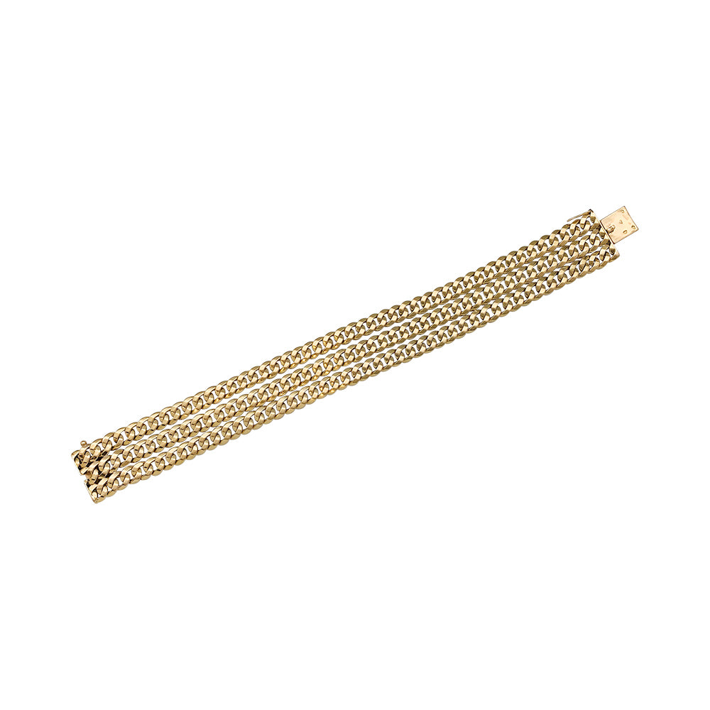 Boucheron bracelet in yellow gold.