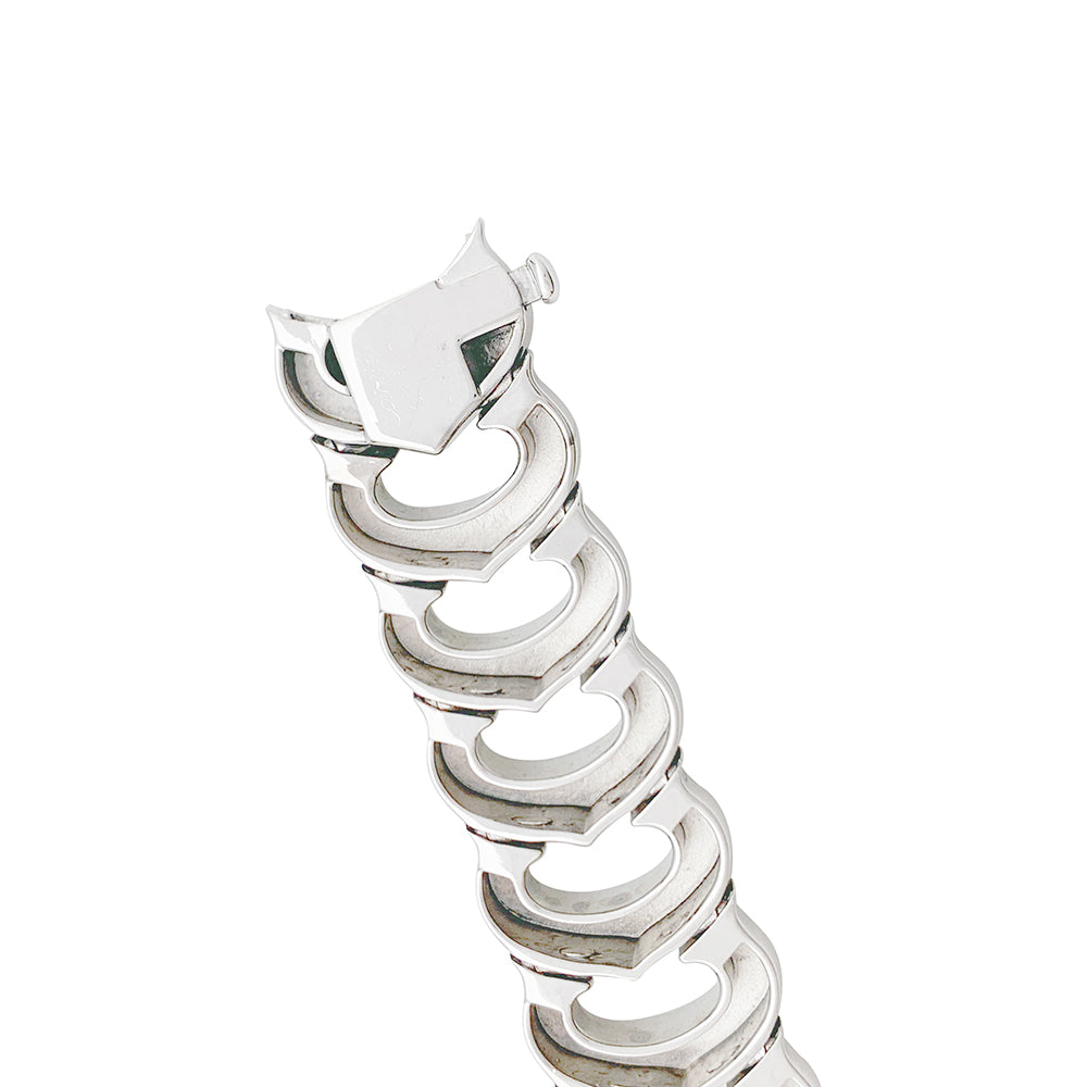 Cartier "C de Cartier" bracelet in white gold and diamonds.