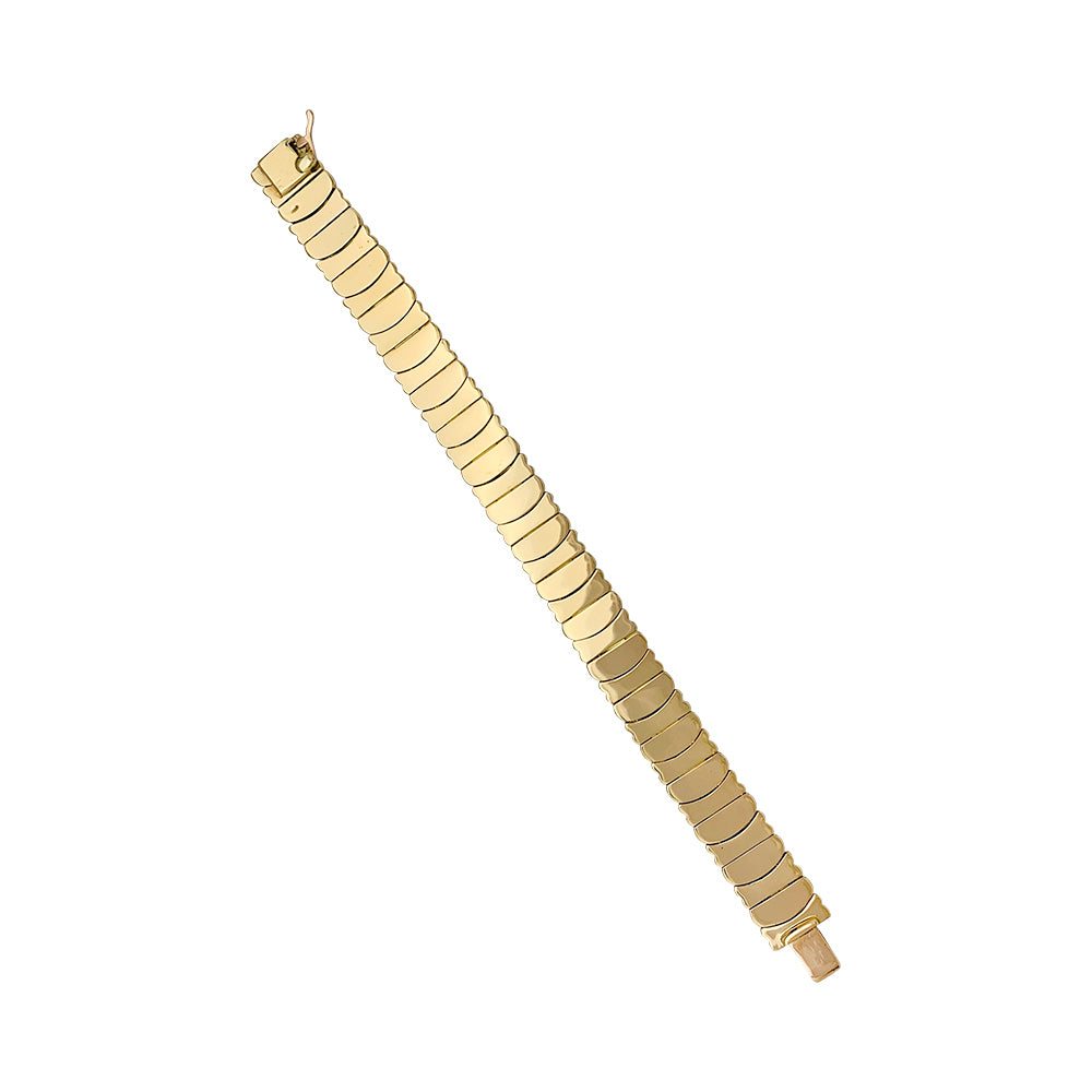 Cartier bracelet, "Casque d'Or", in yellow gold.