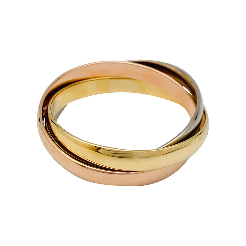 Cartier bracelet, "Trinity", 3 tones of gold.