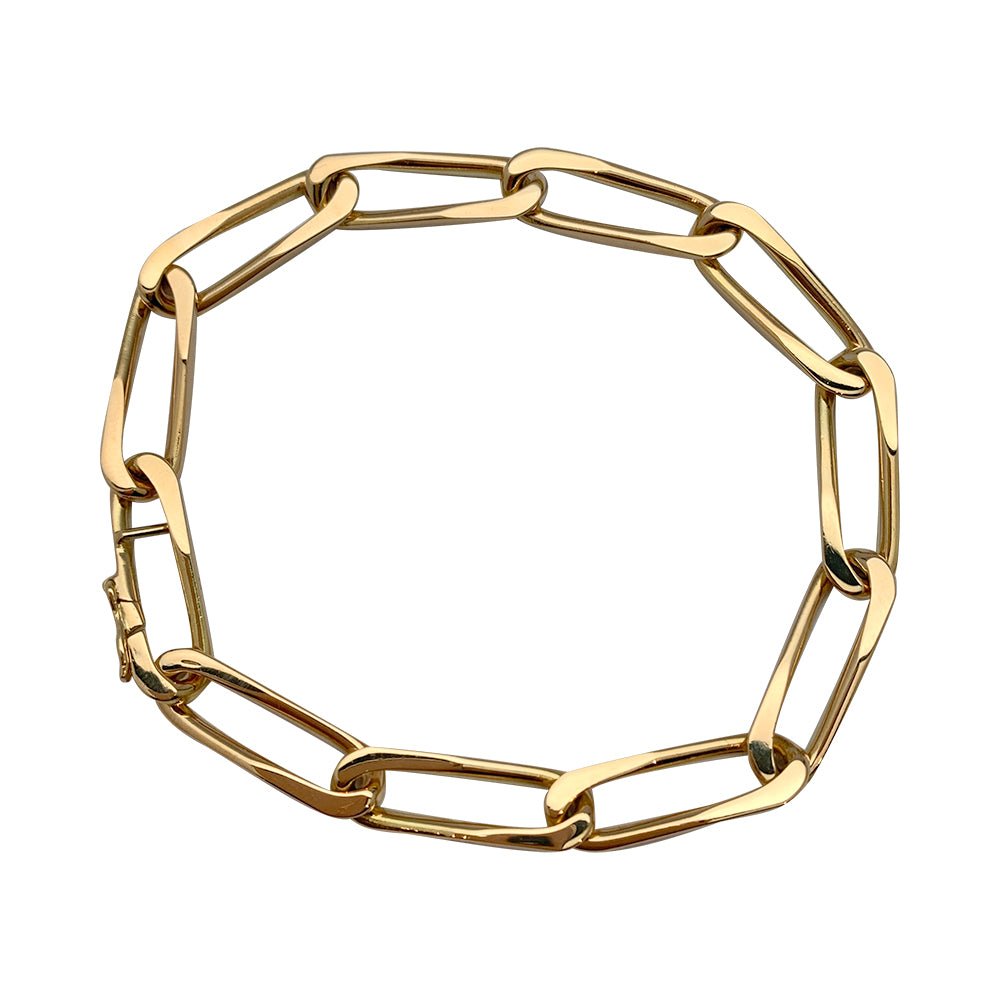 Cartier bracelet, horse link, pink gold.