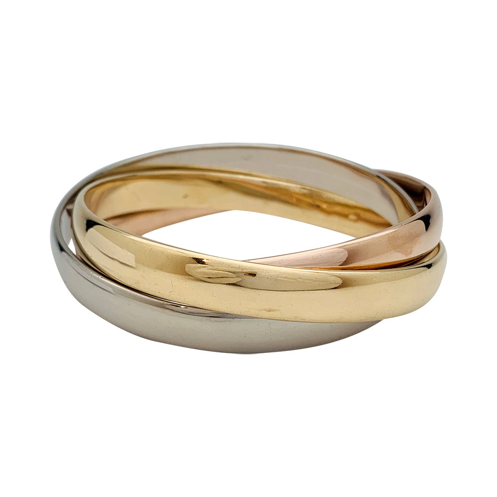 Cartier bracelet, "Trinity", 3 tones of gold.