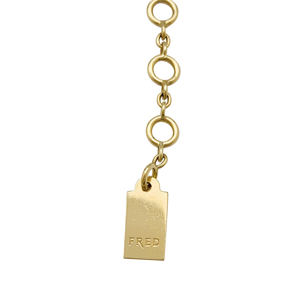 Bracelet Fred "Moon Light" en or jaune, diamants.