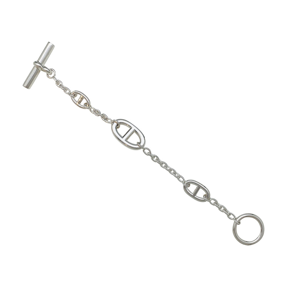 Hermès "Farandole" silver bracelet.