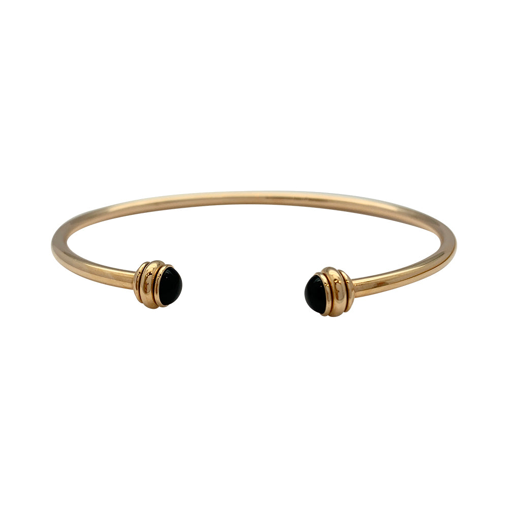 Bracelet Piaget, "Possession", or rose, onyx.