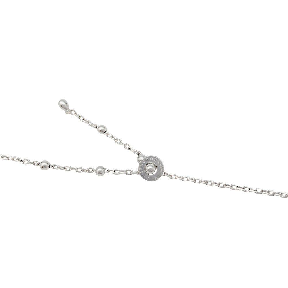 Boucheron necklace, "Cinna Pampilles", white gold, rubies.