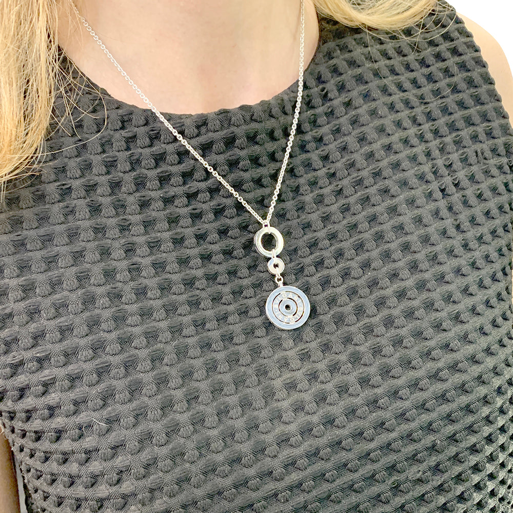 Bulgari necklace, "Astrale", white gold.