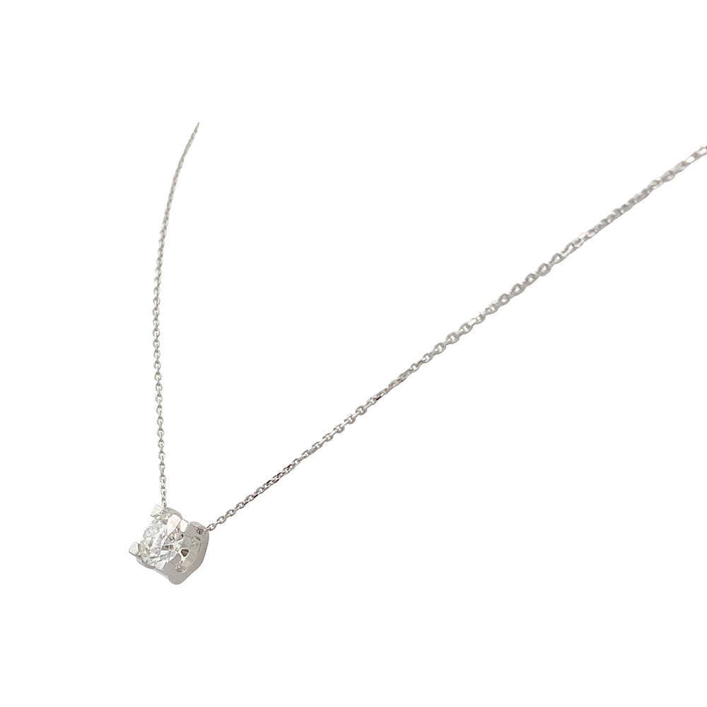 Cartier necklace, "C de Cartier", white gold, diamond.