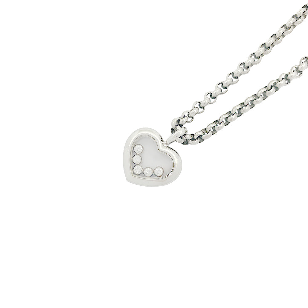 Chopard necklace, “Happy Diamonds”, white gold.