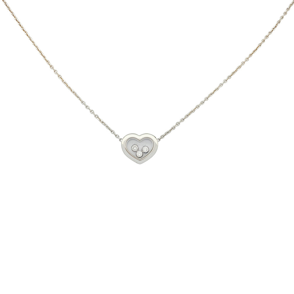 Chopard necklace, “Happy Diamonds”, white gold.