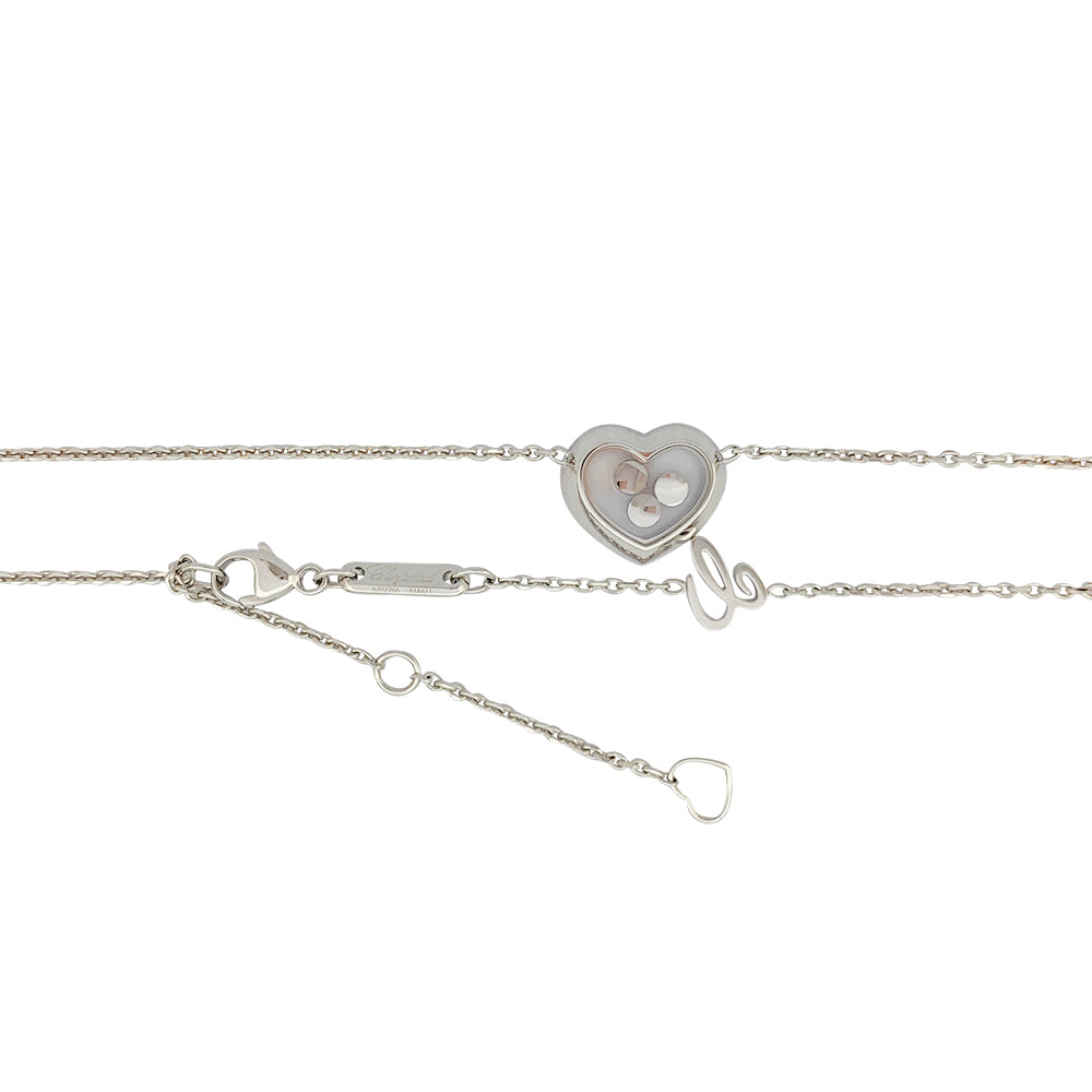 Chopard necklace, “Happy Diamonds”, white gold.