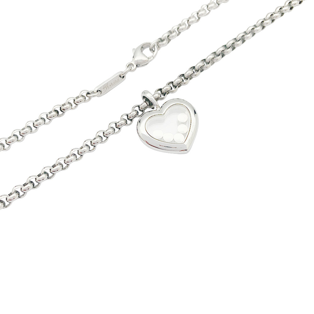 Chopard necklace, “Happy Diamonds”, white gold.