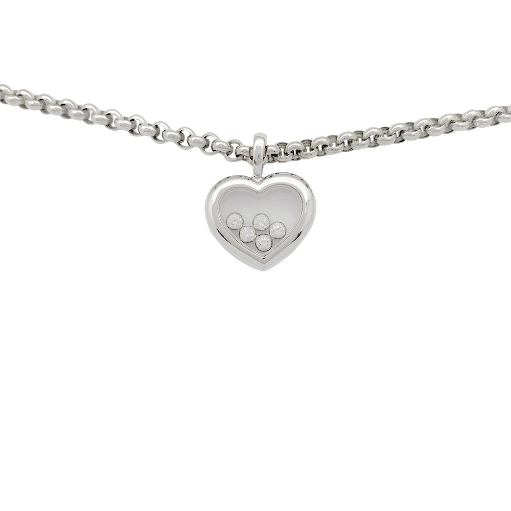 Chopard necklace, “Happy Diamonds”, white gold.