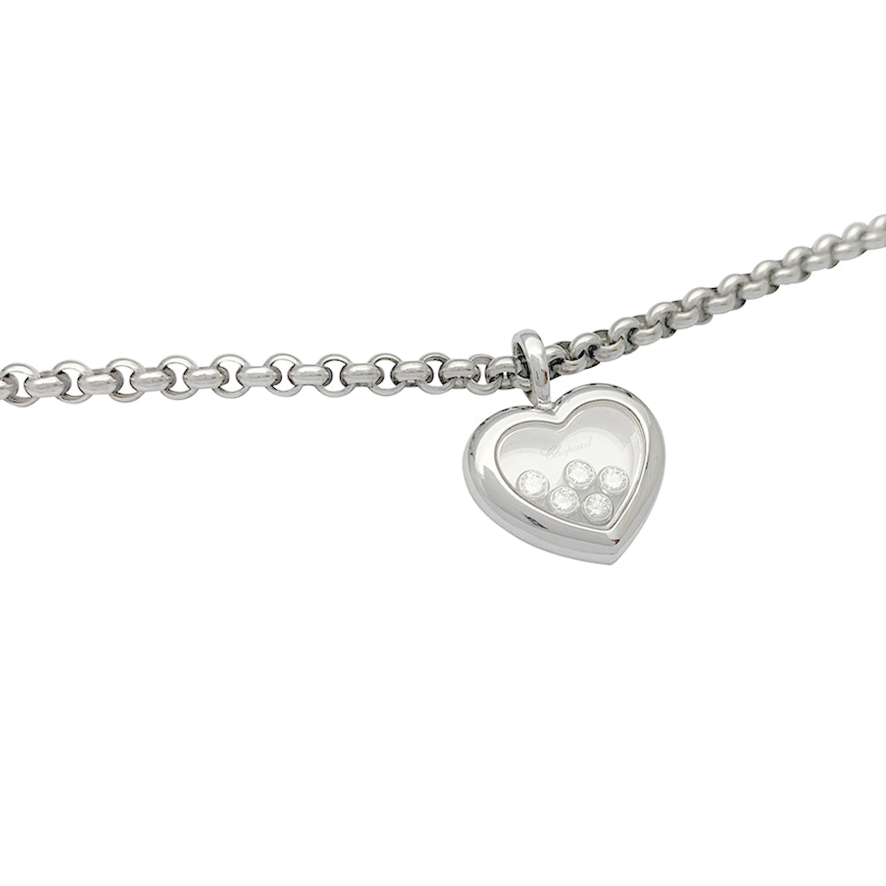 Chopard necklace, “Happy Diamonds”, white gold.