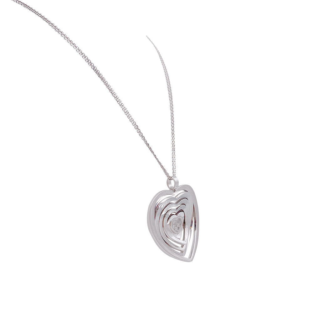 Chopard necklace, "Very Chopard Coeur", white gold, diamonds.