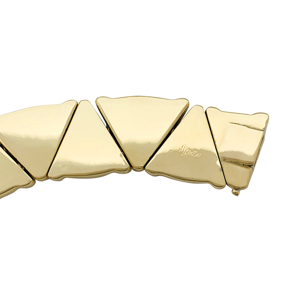 Damiani two-tone diamond necklace.