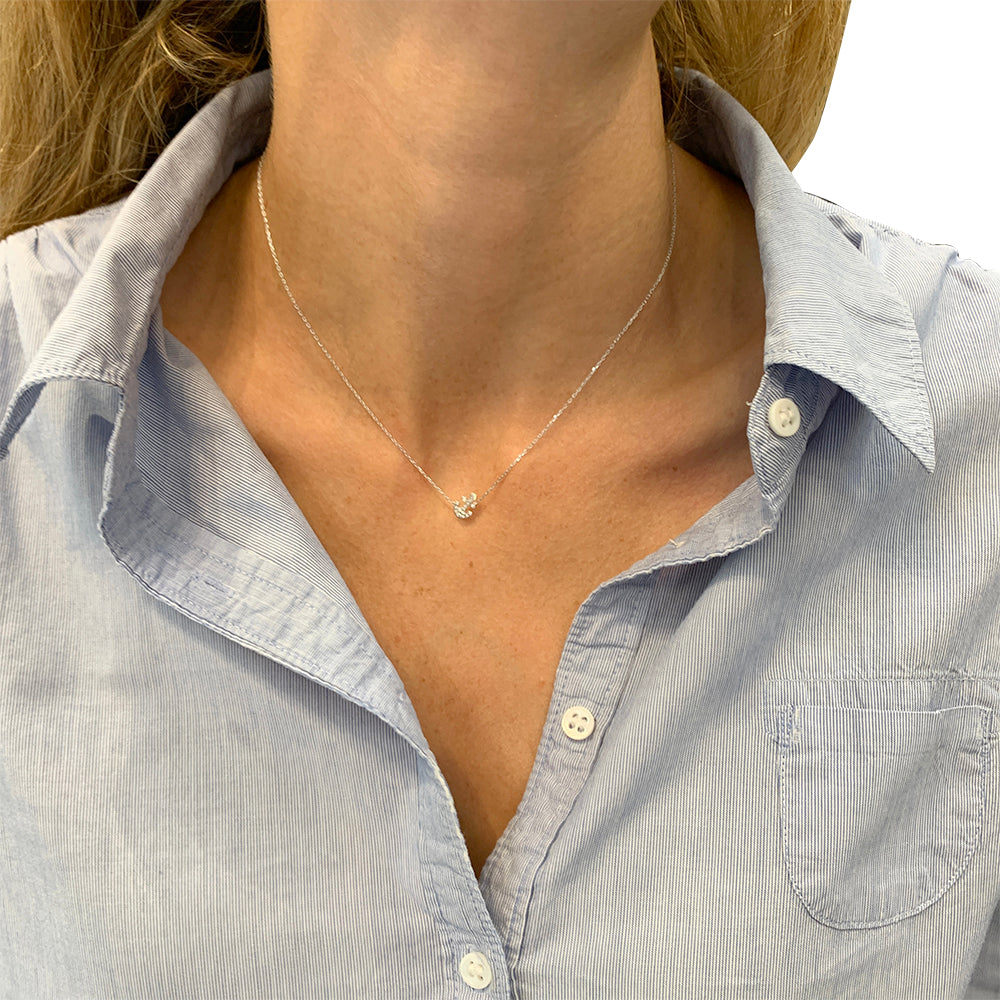 Fred “by Kate Moss” necklace in white gold, diamonds.