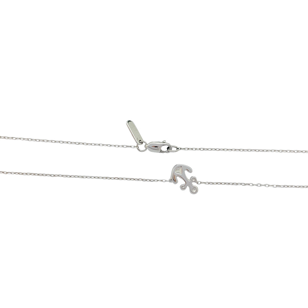 Fred “by Kate Moss” necklace in white gold, diamonds.