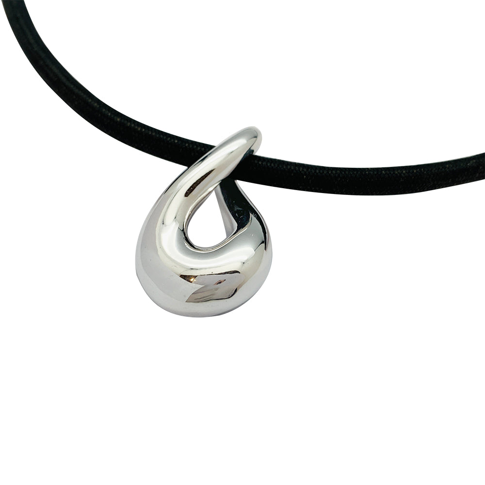 Collier Fred, "Mouvementé", or blanc, cordon.
