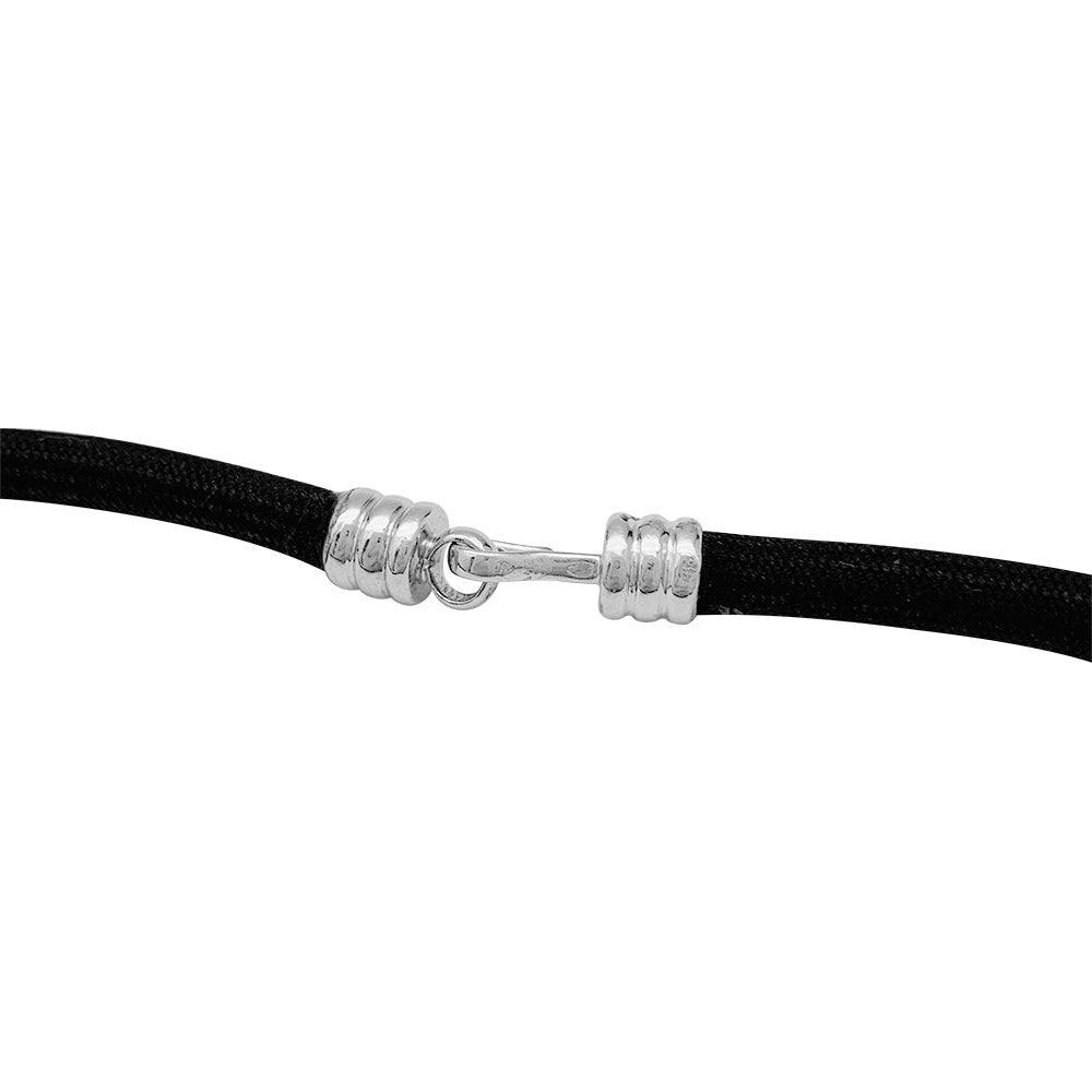 Collier Fred, "Mouvementé", or blanc, cordon.