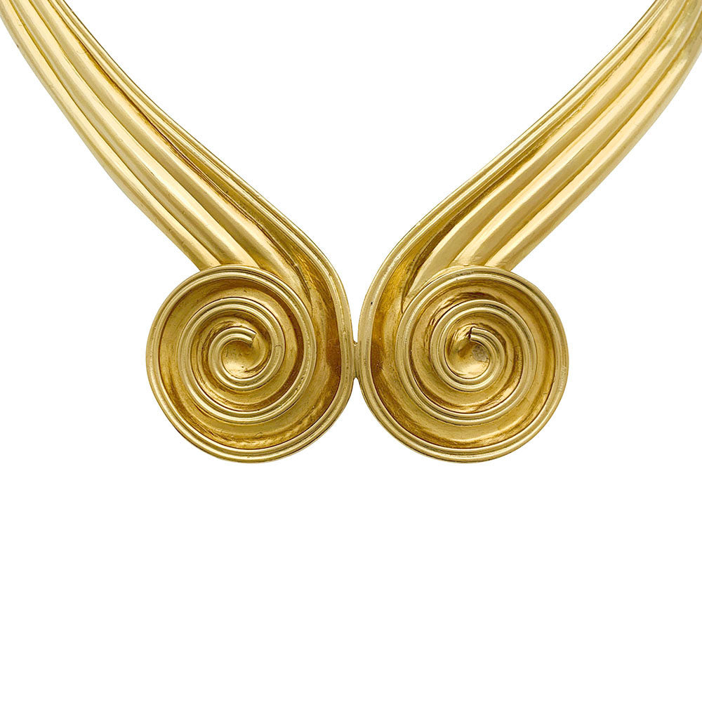 Vintage Lalaounis necklace, "Minoan & Mycenaean", yellow gold.