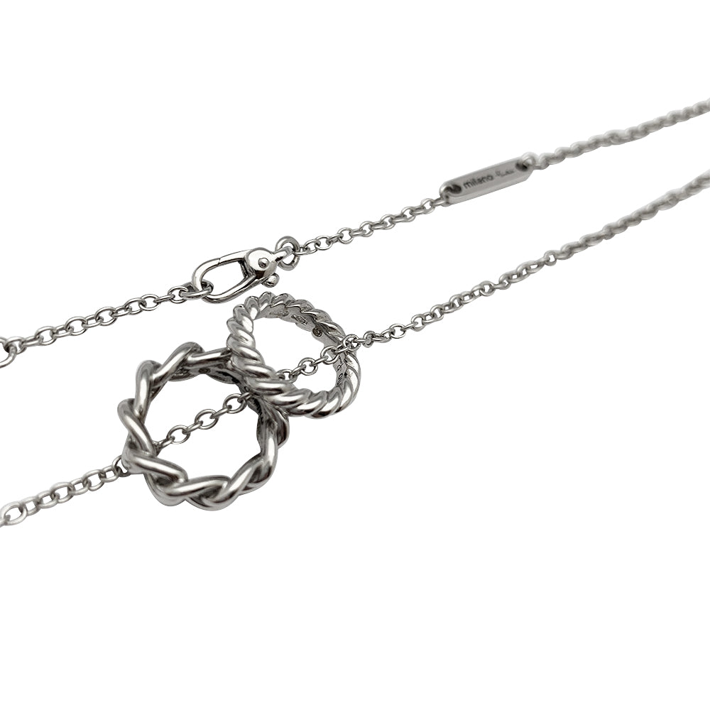 Collier Pomellato en or blanc.